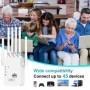 Repetidor WiFi inalámbrico de 1200Mbps amplificador de señal Wifi exte