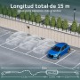 Cargador Coche Electrico [3,68kW, 6-16A, 6 Metros] dé EV Cargador Tipo 2 con Enchufe Schuko, Cargador de Coche Eléctrico
