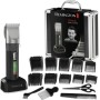 Remington Máquina de Cortar Pelo Hombre cuchillas cerámica autoafilables, 0,8-40 mm Genius corte profesional, 10 peines guía,