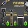 HIENA PRO Maquina de Cortar Pelo Hombre Maquinilla Cortar Pelo para kit barbero Profesional Recortadora de Barba Maquina de