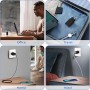 4-Pack 12W Cargador Enchufe USB, 5V/2.4A Carregador USB Cargador Movil, USB Charger Enchufe Cargador Compatible iPhone Samsung