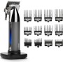 BaByliss Cortapelos Super-X Metal – Máquina de cortar el pelo inalámbrica, Cuchillas de acero japonés, 10 peines guía, 2 peines