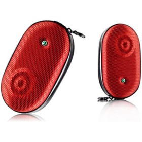 Sony Ericsson MAS-100 - Altavoces portátiles (neodimio, 84 x 44 x 154 mm, 1.0), Color Rojo