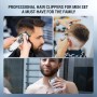 BESTBOMG Maquina Cortar Pelo Profesional, Maquina Barbero Hombre & Máquina de Afeitar Eléctrica, Cortapelos Kit con 10 Peine