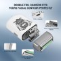 BESTBOMG Maquina Cortar Pelo Profesional, Maquina Barbero Hombre & Máquina de Afeitar Eléctrica, Cortapelos Kit con 10 Peine