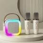 Máquina de Karaoke Bluetooth K12, sistema de altavoces PA portátil 5,3