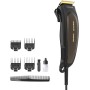 Taurus - Cortapelos Eléctrico Profesional Mithos Avant 6W | 4 Peines Guía | Cuchillas Titanio | 10 Alturas Corte | Motor AC 3000