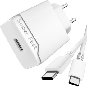 Newding 25W Cargador Carga Rápida para Samsung Galaxy A56 5g A55 A36 A35 A54 A34 A53 A26 A25 A23 A15 A16 A14 A13 A06 A05 M55 M54
