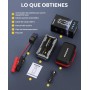 Arrancador de Baterias de Coche, Arrancador de Coches Portatil 6000A, 12V Jump Starter (hasta Todo Gas o Diésel de 10,0L), Clips