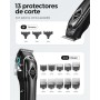 GLAKER Maquina de Cortar Pelo Hombre,Cortapelos Hombre y Recortadora de Barba con Cable e Inalámbrico,Maquina Cortar Pelo