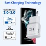 2-Pack Cabeza Cargador, Adaptador de Enchufe de Carga USB 5V/2A Compatible con Samsung Galaxy S23 S22 S21 S20 S10 S10e S7 S8