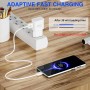 2-Pack Cabeza Cargador, Adaptador de Enchufe de Carga USB 5V/2A Compatible con Samsung Galaxy S23 S22 S21 S20 S10 S10e S7 S8