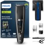 Philips Cortapelos con cuchillas de titanio, 3 Peines guía, 28 Ajustes de longitud, 90 min de uso sin cable, Incluye funda de