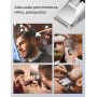 GHB Maquina de Cortar Pelo Cortapelos Hombre con 2 Baterías 14 piezas para Hombres Niños Salón Peluquería en Casa