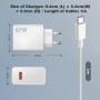 Cargador USB y Cable USB C para Xiaomi Redmi Note 14S 13 12 Pro 11S 5G,6A 67W Carga Turbo Adaptador de Cargador y Cable Tipo C