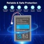 Batería para controlador PS5, Hisewen 2650 mAh LIP1708 PS5, batería de repuesto para mando inalámbrico Sony Playstation 5
