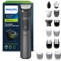 Philips Recortadora de Barba Serie 7000, Máquina Cortar Pelo, Cortapelos Hombre, Kit 15 en 1 Para Cara, Pelo, Orejas, Nariz y