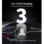 Cargador 67W USB - C Rápido, Cargador de 3 Puertos Rápido (GAN PPS), Cargador para MacBook Pro/Air, DELL XPS 13, Lenovo y ASUS,