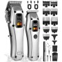 SOBEAU Maquina de Cortar Pelo Hombre, Cortapelos Hombre Profesional, Recortadora de Barba, Cortador Peluquería Clippers Kit,