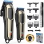 Singphere Maquina de Cortar Pelo Hombre - Cortapelos Hombre Profesional con 7 Peines Guía, Recargable, Pantalla LED - Kit de
