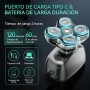 Kensen Afeitadora Cabeza Hombre 3 en 1, IPX6 Impermeable Maquina Afeitar Cabeza para Calvo con Cabezales Magnéticos 5D,