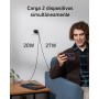 Anker Cargador USB C Carga Rapida 47W, Cargador Samsung Carga Rapida 523(Nano 3),Compacto con 2 Puertos GAN para iPhone 16/16