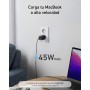 Anker Cargador USB C Carga Rapida 47W, Cargador Samsung Carga Rapida 523(Nano 3),Compacto con 2 Puertos GAN para iPhone 16/16