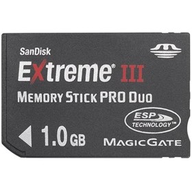Sandisk Extreme III Memory Stick Pro Duo 1GB Memoria Flash MS - Tarjeta de Memoria (1 GB, MS)
