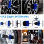 Kit Limpieza Coche, Práctica Bolsa de Transporte Incluida,30 Piezas Cepillo Limpieza Coche,Kits de Limpieza para la Limpieza del