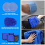 Kit Limpieza Coche, Práctica Bolsa de Transporte Incluida,30 Piezas Cepillo Limpieza Coche,Kits de Limpieza para la Limpieza del