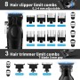 KEMEI Juego de Maquina de Cortar Pelo Hombre y Afeitadoras de Láminas, Cortadoras de Pelo Eléctricas Para Hombres, Inalámbrico
