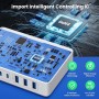430W Cargador USB Multiple, 8 Ports 100W PD GAN IV Cargador Carga Rápida QC PPS,Enchufes USB C Alimentador Multiple Tipo c