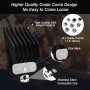 CIICII Maquina Cortar Pelo Profesional, Cortapelos Hombre & Recortadora de Barba (12Pcs/ Inalámbrico/Recargable/USB/LCD