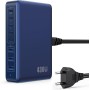 430W Cargador USB Multiple, 8 Ports 100W PD GAN IV Cargador Carga Rápida QC PPS,Enchufes USB C Alimentador Multiple Tipo c