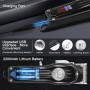 CIICII Maquina Cortar Pelo Profesional, Cortapelos Hombre & Recortadora de Barba (12Pcs/ Inalámbrico/Recargable/USB/LCD