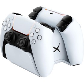 HyperX ChargePlay Duo - Estación de carga para controladores inalámbricos Playstation 5 DualSense, base ponderada y acoplamiento