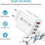 Cargador USB Multiple, 4 Puertos Enchufe USB Carga Rapida 33W QC3.0 Cargador Móvil Carga Rapida Adaptador Cargador Rapido para