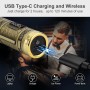 Máquina de Afeitar Hombre con Pantalla LED, Máquina de Cortar Pelo Hombre Inalámbrica con Hoja T y 4 Peines-Guía, Maquinilla de
