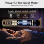 Máquina de Afeitar Hombre con Pantalla LED, Máquina de Cortar Pelo Hombre Inalámbrica con Hoja T y 4 Peines-Guía, Maquinilla de
