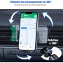 Miracase Soporte Móvil Coche Universal del Aire Ventilación, Compatible con 16 Pro MAX 15 14 13 Plus Mini, Galaxy y Más