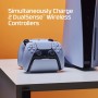 HyperX ChargePlay Duo - Estación de carga para controladores inalámbricos Playstation 5 DualSense, base ponderada y acoplamiento