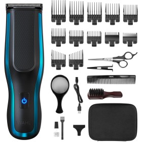 WAHL Self Clip 360 Kit cortapelos - cortapelos automático, sin cable, negro, 10 peines, carga USB, batería de larga duración,