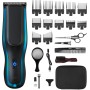 WAHL Self Clip 360 Kit cortapelos - cortapelos automático, sin cable, negro, 10 peines, carga USB, batería de larga duración,