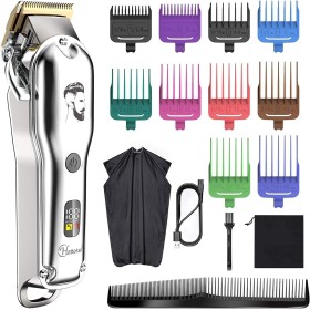 Hatteker Cortapelo Profesional Cortapelo Hombre Cortapelo Cortabarba Cortapelo de Precisión Cortapelo Largo Hombre Impermeable