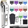 Hatteker Cortapelo Profesional Cortapelo Hombre Cortapelo Cortabarba Cortapelo de Precisión Cortapelo Largo Hombre Impermeable