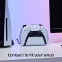 HyperX ChargePlay Duo - Estación de carga para controladores inalámbricos Playstation 5 DualSense, base ponderada y acoplamiento