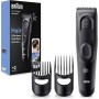 Braun Serie 5 Maquina Cortar Pelo, Máquina de afeitar, Cortadora de Pelo, Cortapelos Para Hombres Con 9 Ajustes De Longitud,