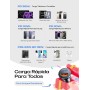 LISEN Cargador Coche Carga Rápida USB C 69W Accesorios Coche para Xiaomi 14t OPPO Cargador Mechero Movil Coche 12V Toma Gadgets
