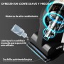 KEMEI 2296 Cortapelos profesionales para hombres, kit de corte de pelo inalámbrico con cable, recortadora de pelo y barba,