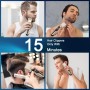 GHONLZIN Cortador de Pelo hombre Professional Cortapelos y Barberos Kit de Corte de Pelo Recargable sin Cable Clippers para